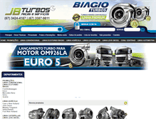 Tablet Screenshot of jbturbos.com